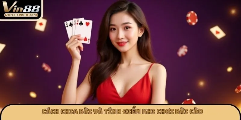 Cách chia bài và tính điểm khi chơi bài cào