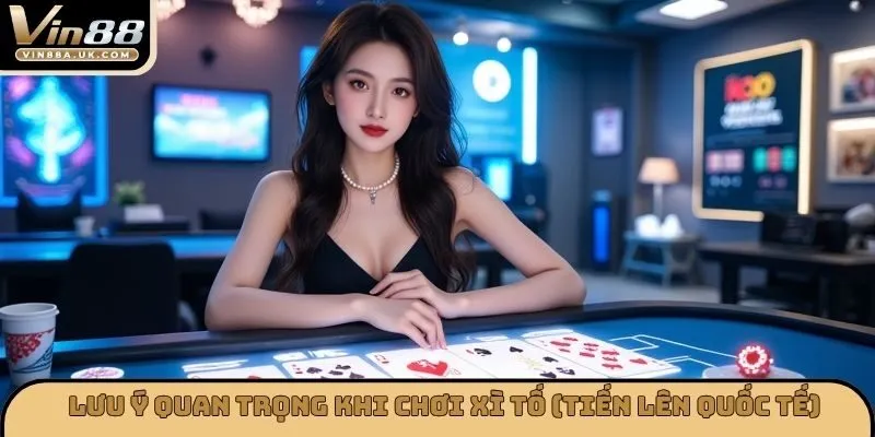 Lưu ý quan trọng khi chơi Xì Tố (Tiến Lên Quốc Tế) tại VIN88=