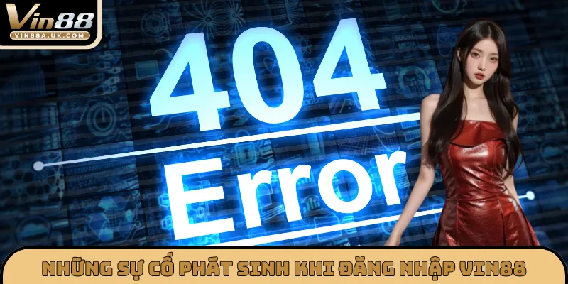 Những sự cố phát sinh khi đăng nhập Vin88 hiện nay